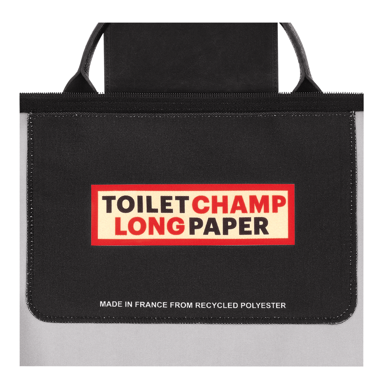 Longchamp x ToiletPaper S トラベルバッグ ブラック - ファブリック