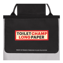 Longchamp x ToiletPaper 旅行袋 S, 黑色