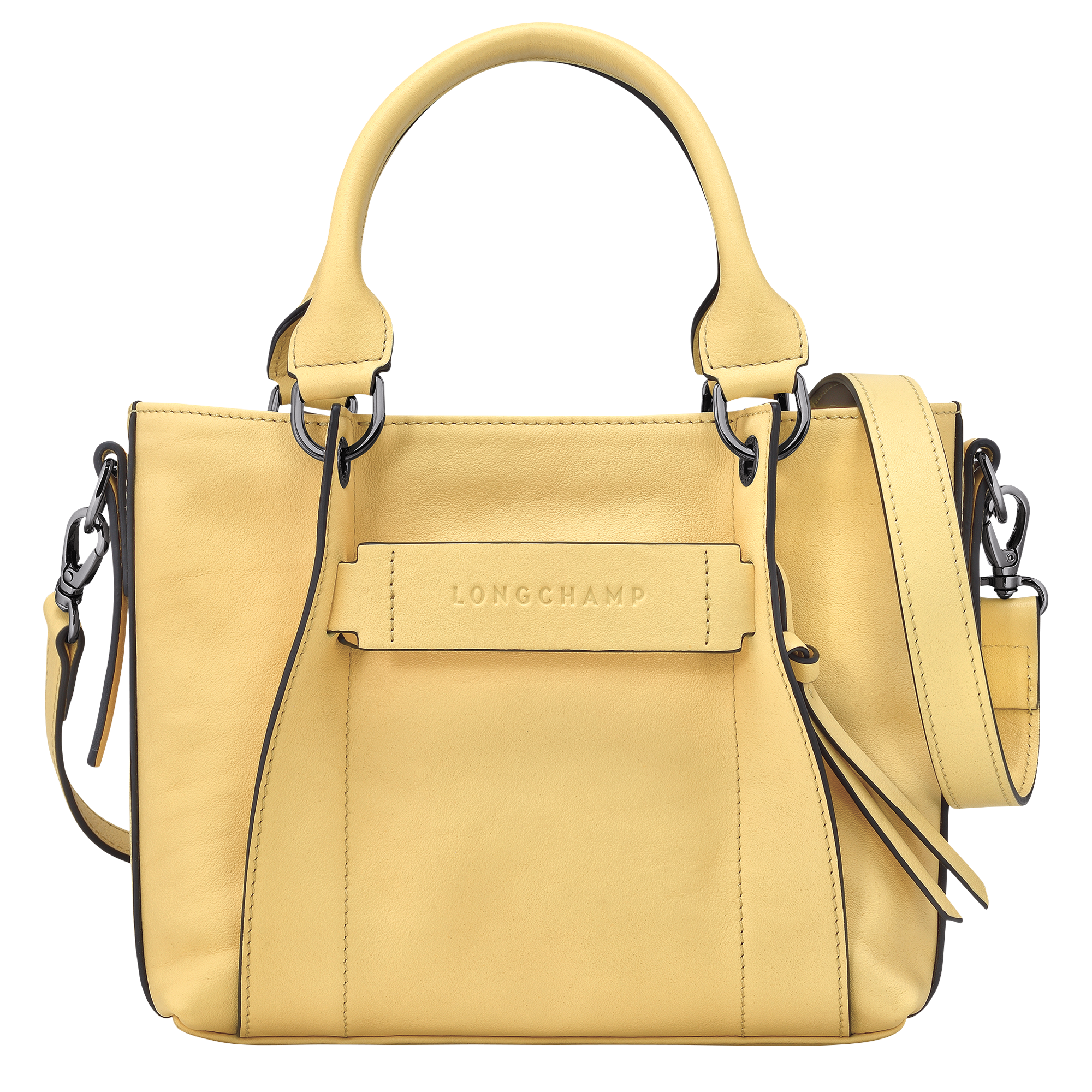 Longchamp 3D S トップハンドルバッグ ホイート - レザー (10197HCVA81