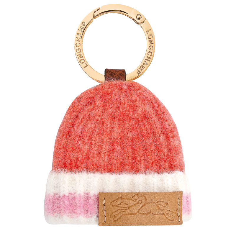 Le Pliage Collection Key ring , Coral/Pink - Canvas  - View 1 of  1