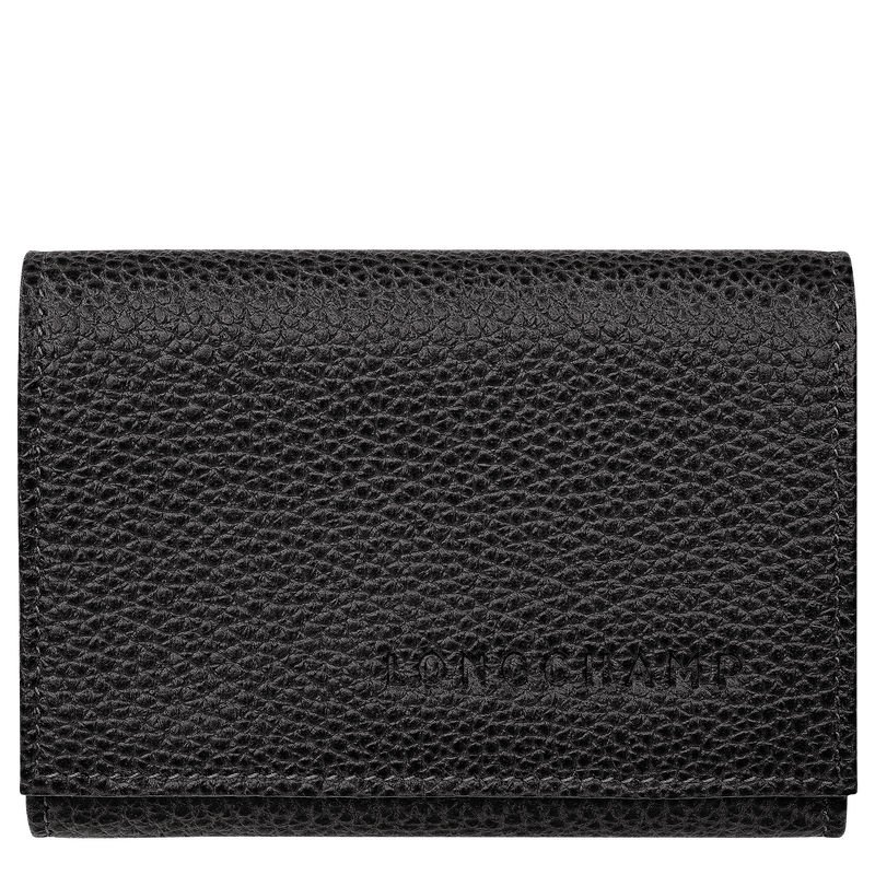 Le Foulonn&eacute; Compact wallet , Black - Leather  - View 1 of  3