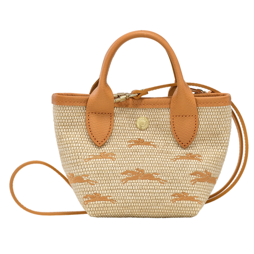 Handtasche XS Le Panier Pliage , Canvas - Apricot - Ansicht 1 von 5