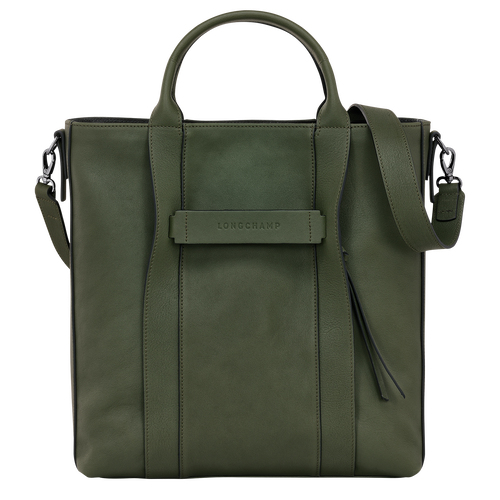 Longchamp 3D L Tote bag , Khaki - Leather - View 1 of  4