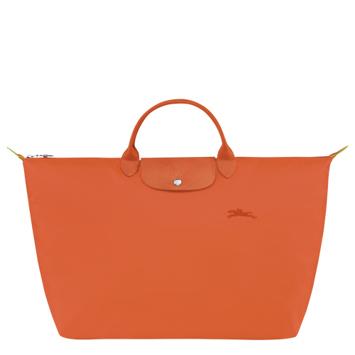 Le Pliage Green 旅行袋 S , 橘紅色 - 再生帆布 - 查看 1 5