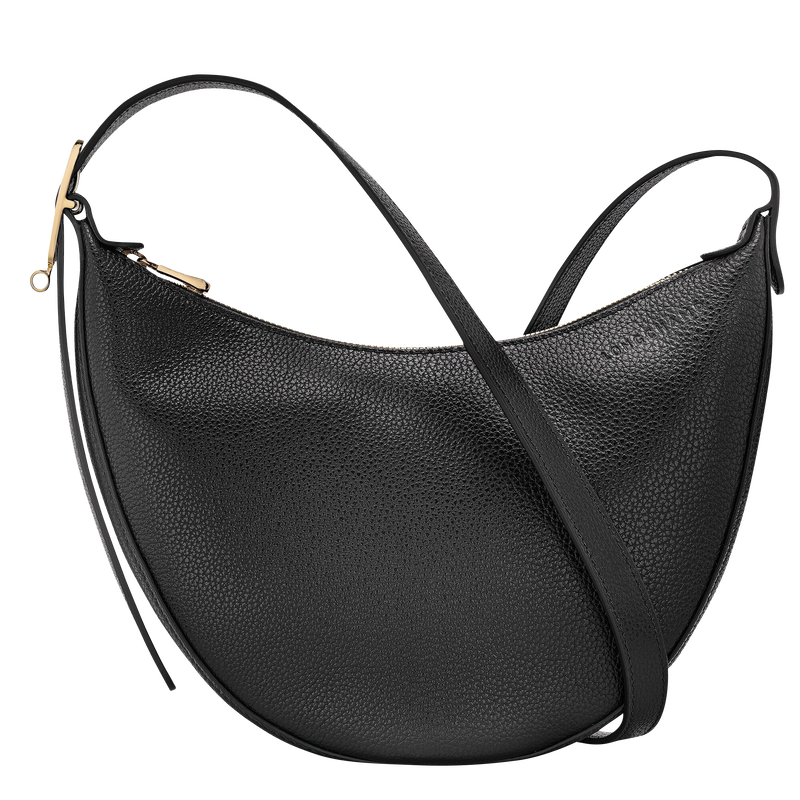 Le Foulonn&eacute; S Crossbody bag , Black - Leather  - View 1 of  6