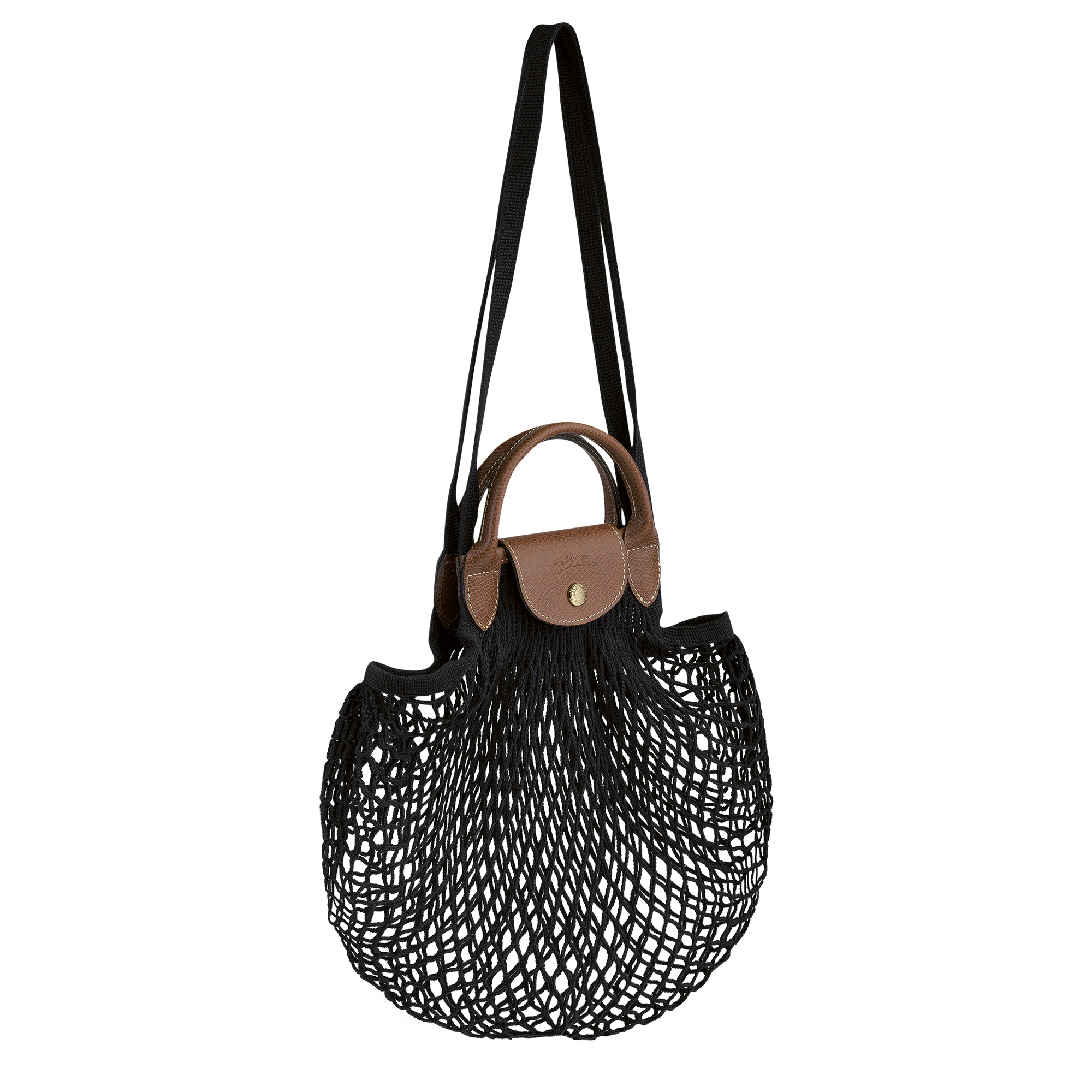 Mesh bag L, Black - View 3 of
4 - zoom in Le Pliage Filet Mesh bag L, Black