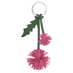 Key ring , Peony - Leather
