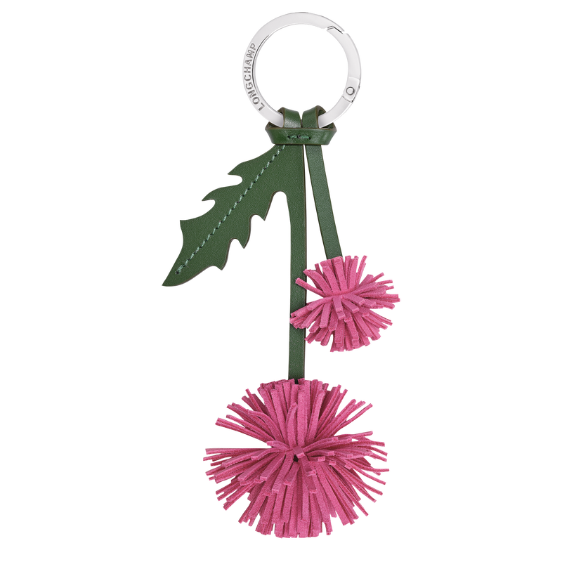 Porte-cl&eacute;s , Cuir - Pivoine  - Vue 1 de 1