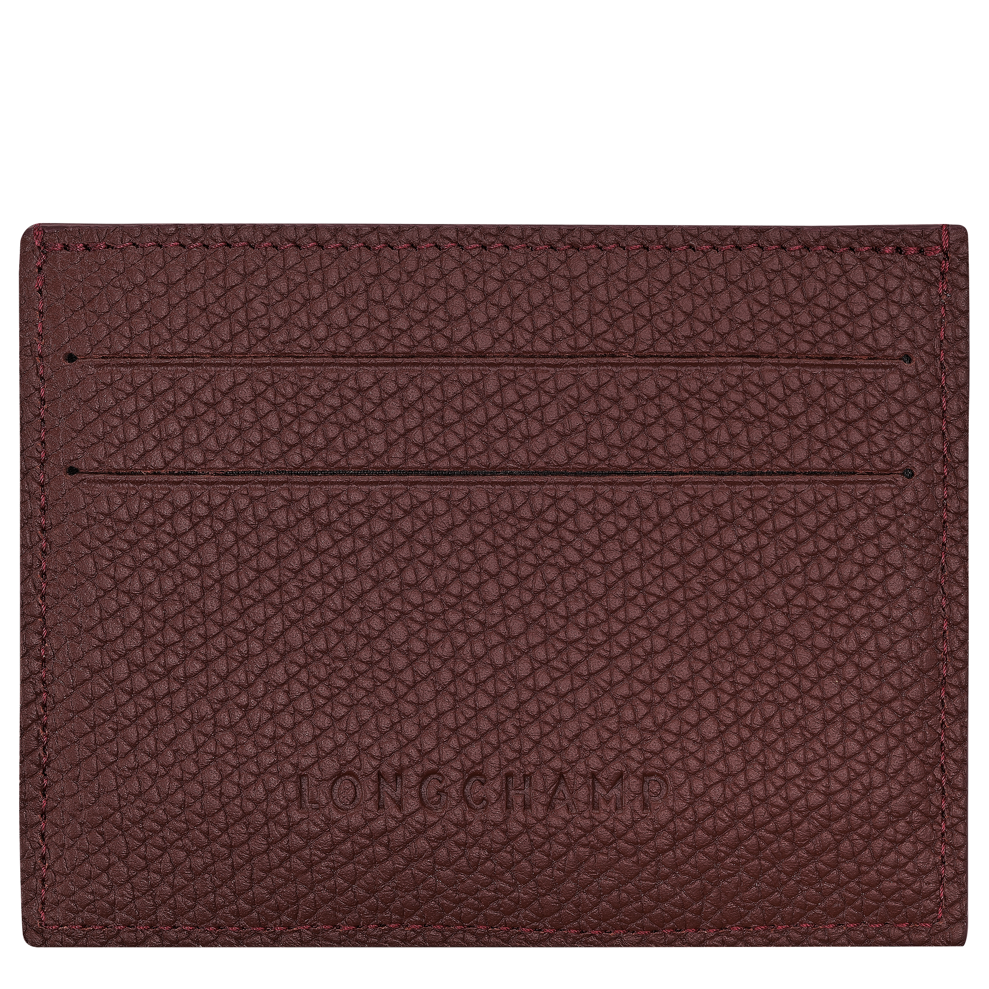 Le Roseau Card holder, Burgundy