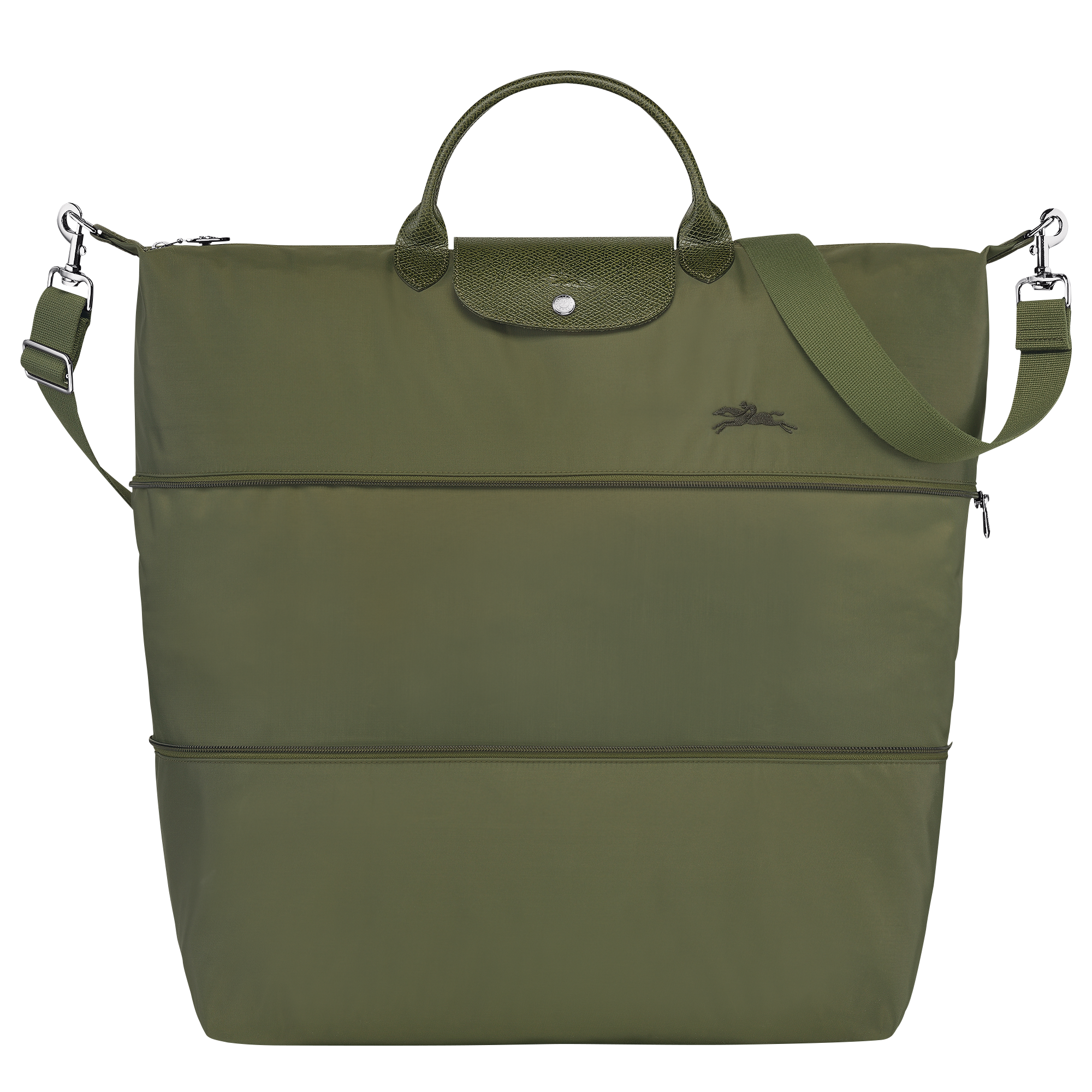 Longchamp Le Pliage Green Expandable Duffel Bag