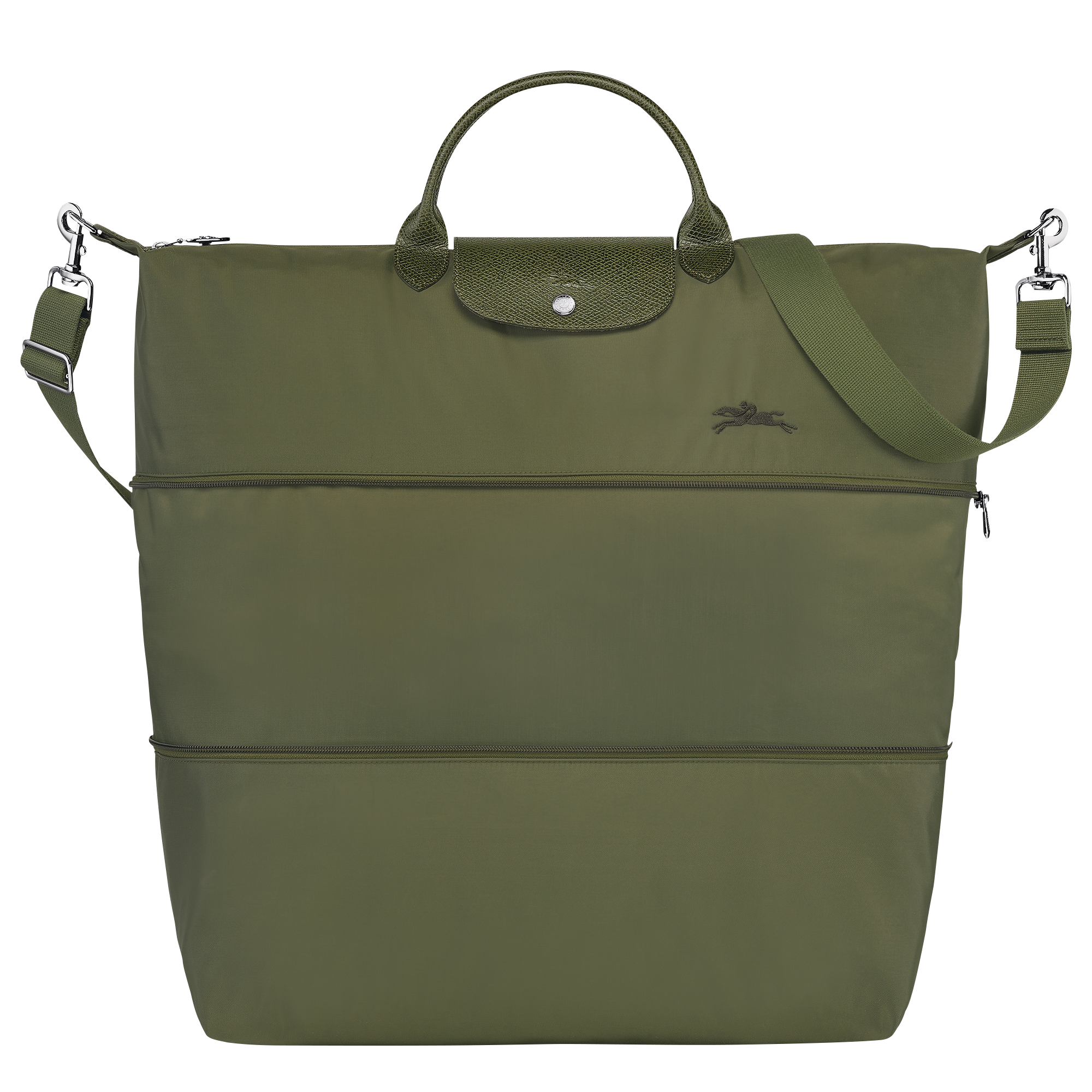 Le Pliage Green Travel bag expandable Forest - Recycled canvas  (L1911919479)