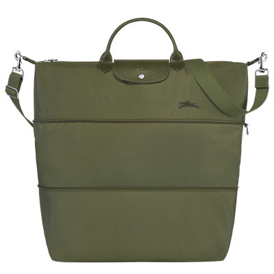 Le Pliage Green Travel bag expandable , Forest - Recycled canvas