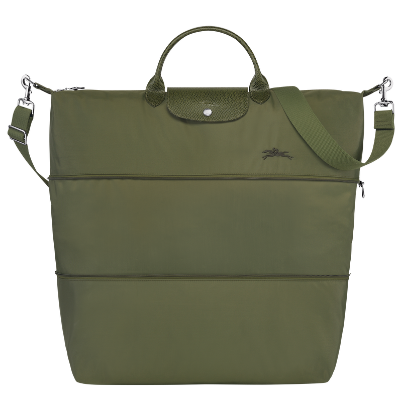 Le Pliage Green Bolsa de viaje ampliable , Lona reciclada - Bosque  - Vista 1 de 6