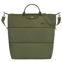 Le Pliage Green Travel bag expandable , Forest - Recycled canvas