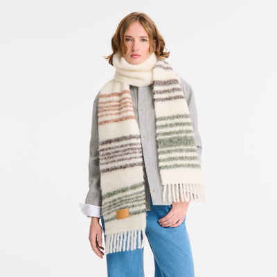 Schal Twist Hivernal , Andere - Mokka