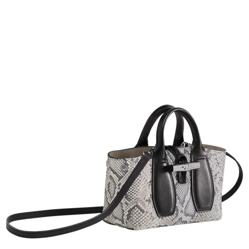 Top handle bag S, Black/White - View 2 of 3 Top handle bag S, Black/White, hi-res - View 2 of 3