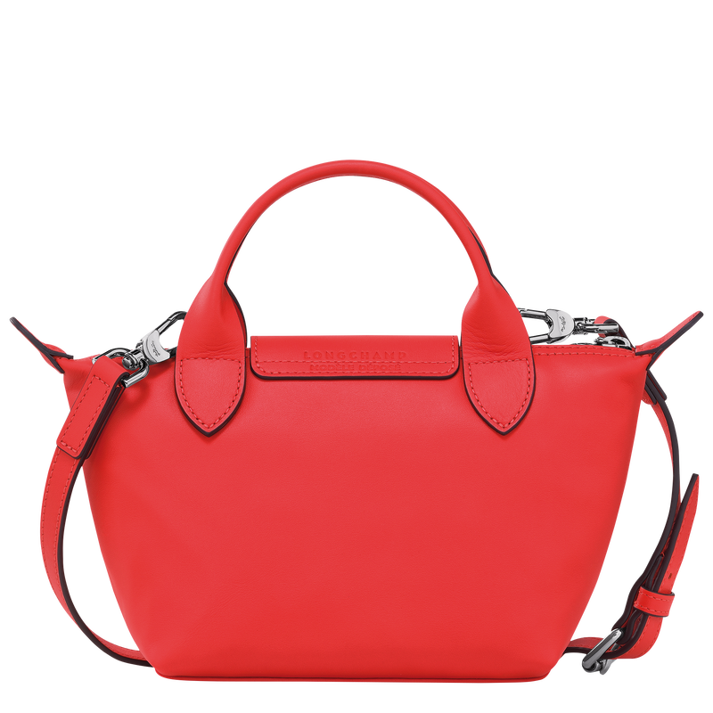 Borsa con manico XS Longchamp x Robert Indiana , Pelle - Rosso  - View 4 of  5