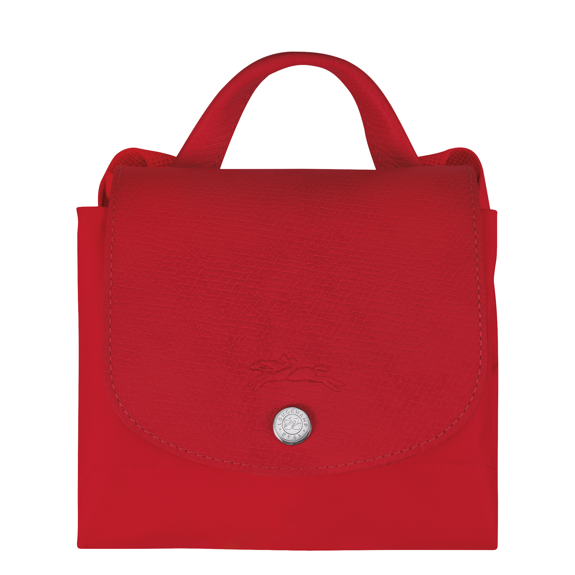 Le Pliage Green M Backpack Tomato - Recycled canvas | Longchamp GB
