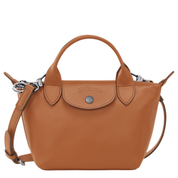 Le Pliage Xtra XS Handbag , Cashew - Leather
