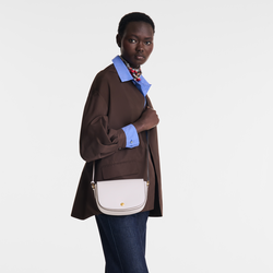 Épure S Crossbody bag , White - Leather