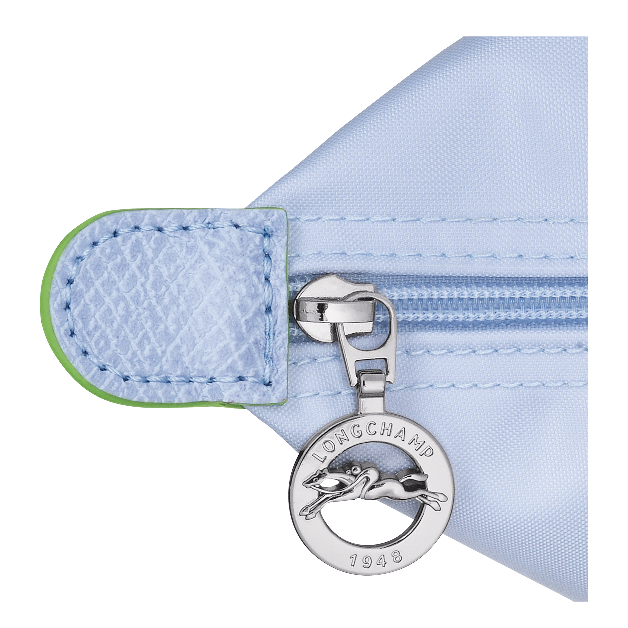 Le Pliage Green Handbag M, Sky Blue