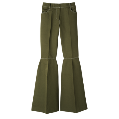 Trousers , Khaki - Gabardine