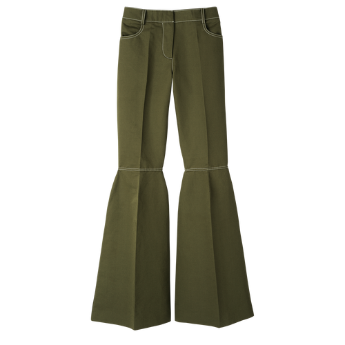 Trousers , Khaki - Gabardine - View 1 of  3
