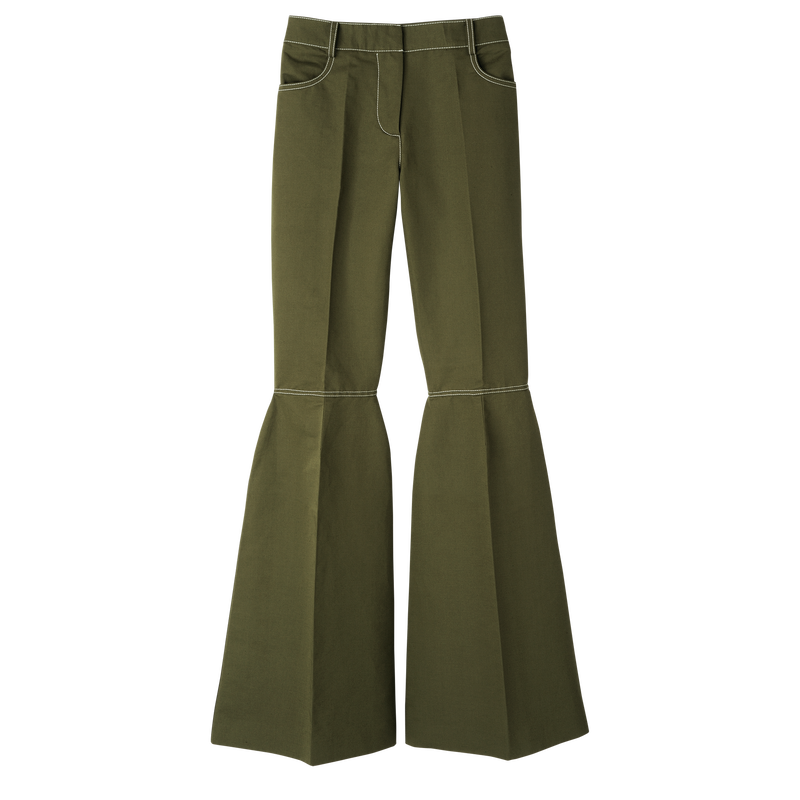 Trousers , Khaki - Gabardine  - View 1 of  3