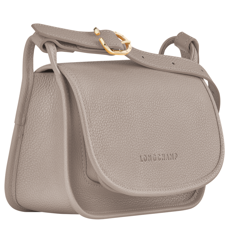 Le Foulonné Crossbodytas S , Grijs - Leder  - Weergave 3 van  5