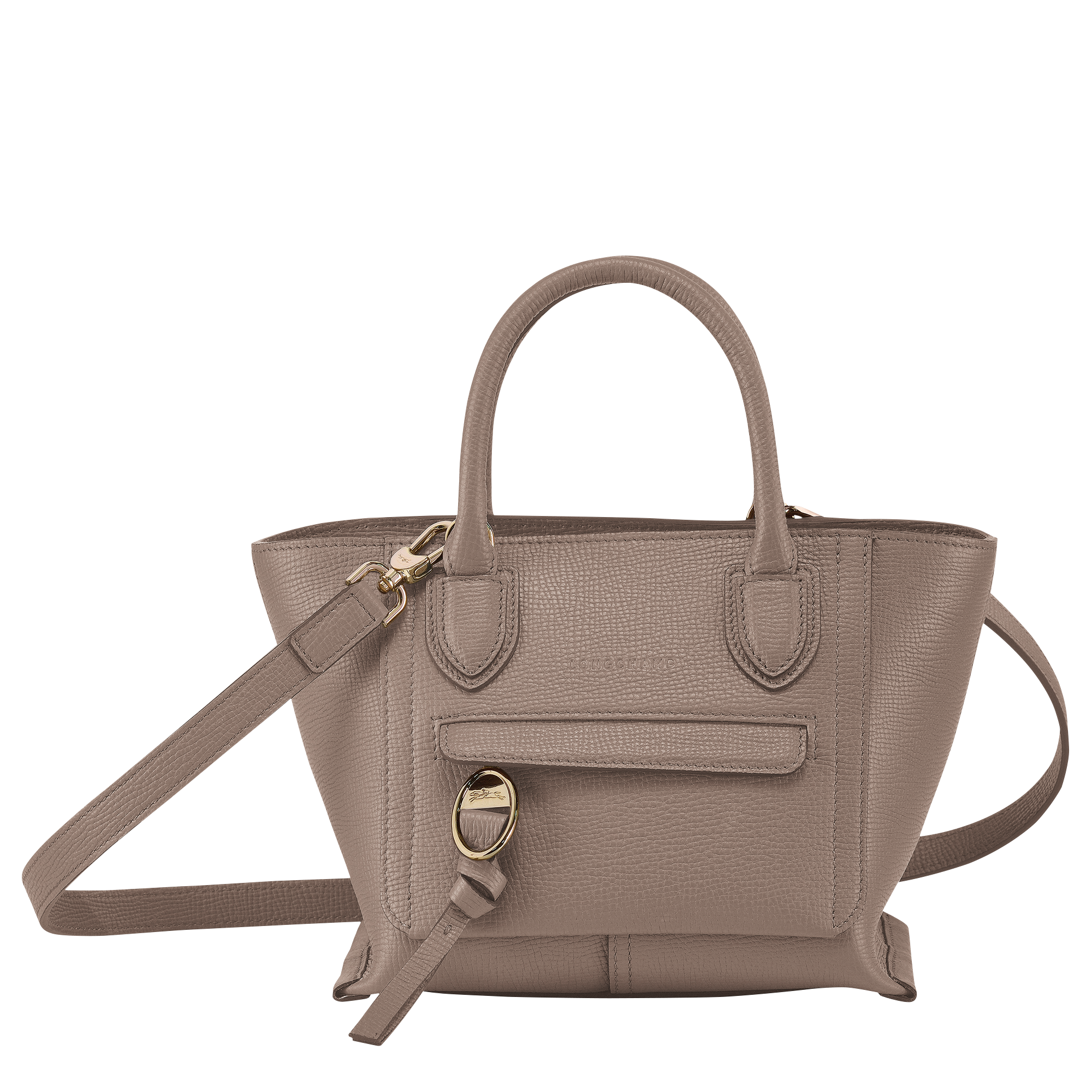 longchamp cuir taupe