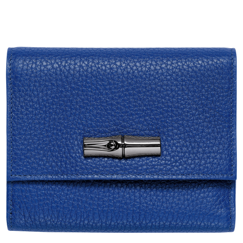 Compact wallet, P24 Cobalt View 1 of Compact wallet, P24 Cobalt, hi-res