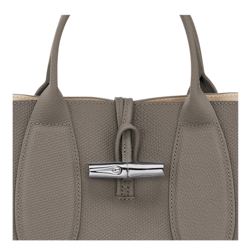 Le Roseau M Handbag , Turtledove - Leather - View 6 of  6