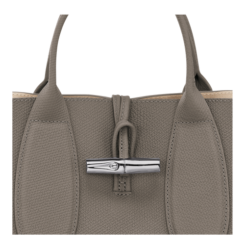 Roseau M Handbag , Turtledove - Leather - View 6 of  6