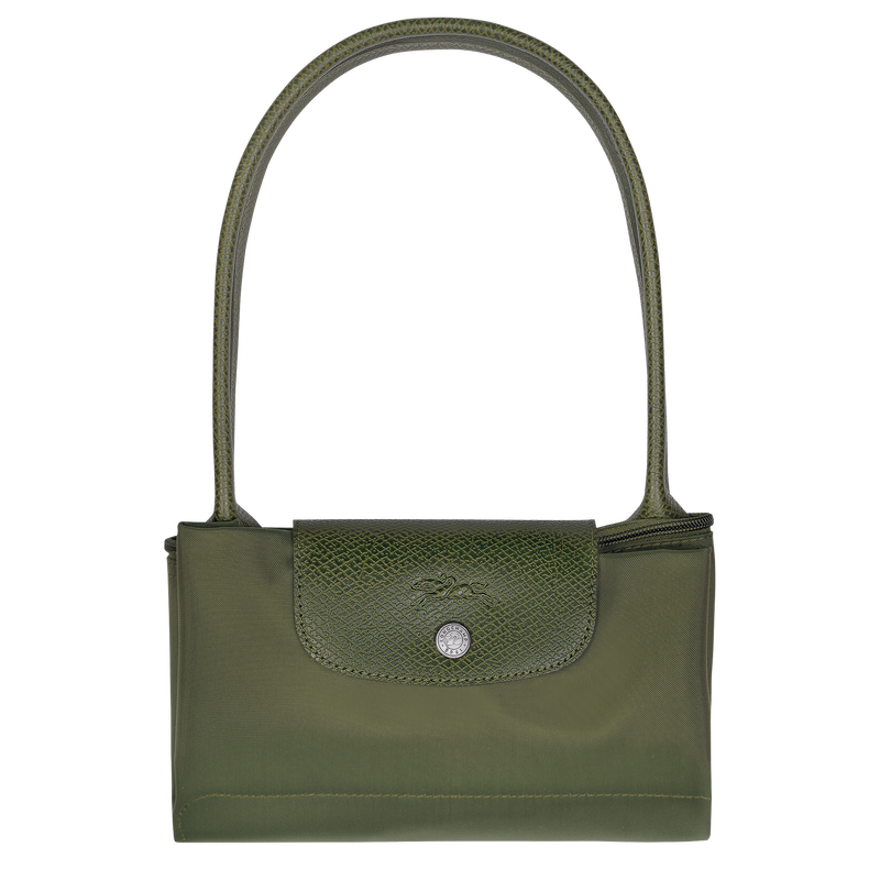 Longchamp Medium Le Pliage Green Recycled Canvas Shoulder Tote Bag