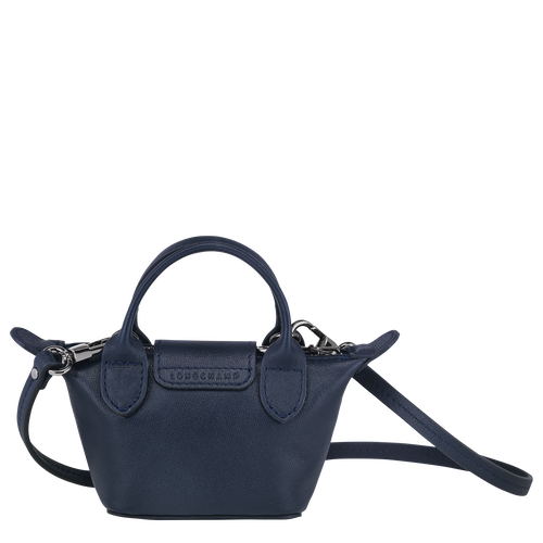 Crossbody bag XS Le Pliage Cuir Navy (10099757556) | Longchamp US