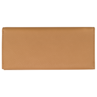 Le Roseau Long continental wallet , Walnut - Leather