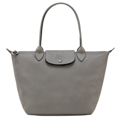 Sac cabas M Le Pliage Xtra , Cuir - Tourterelle