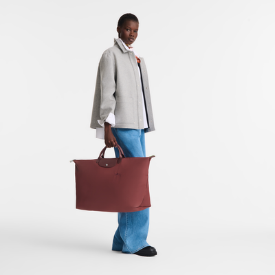 Le Pliage Green 旅行袋 XL , 紅石榴色 - 再生帆布