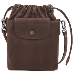 Carteira bucket XS Le Pliage Xtra , Pele - Castanho mocha