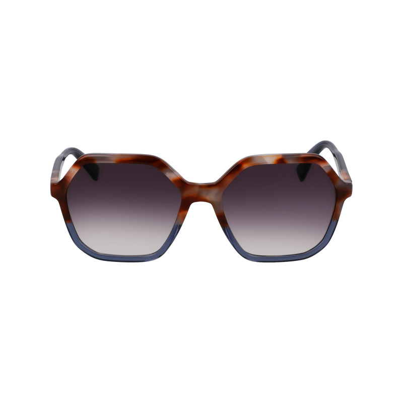 Sunglasses , Havana Brown Grey/Azure - Acetate  - View 1 of  2