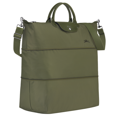 Le Pliage Green Travel bag expandable , Forest - Recycled canvas - View 3 of  7