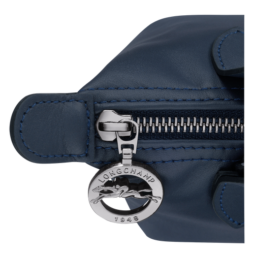 Handtasche XS Le Pliage Xtra , Leder - Navy - Ansicht 6 von 6