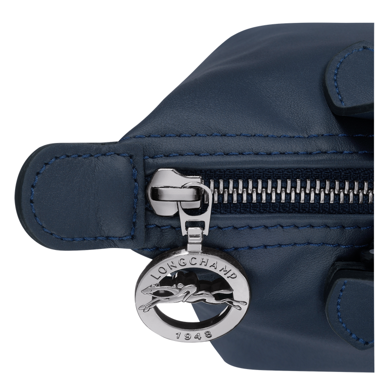 Handtasche XS Le Pliage Xtra , Leder - Navy  - Ansicht 6 von 6