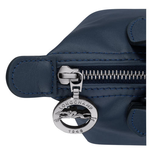 Le Pliage Xtra 手提包 XS , 海軍藍色 - 皮革 - 查看 6 6