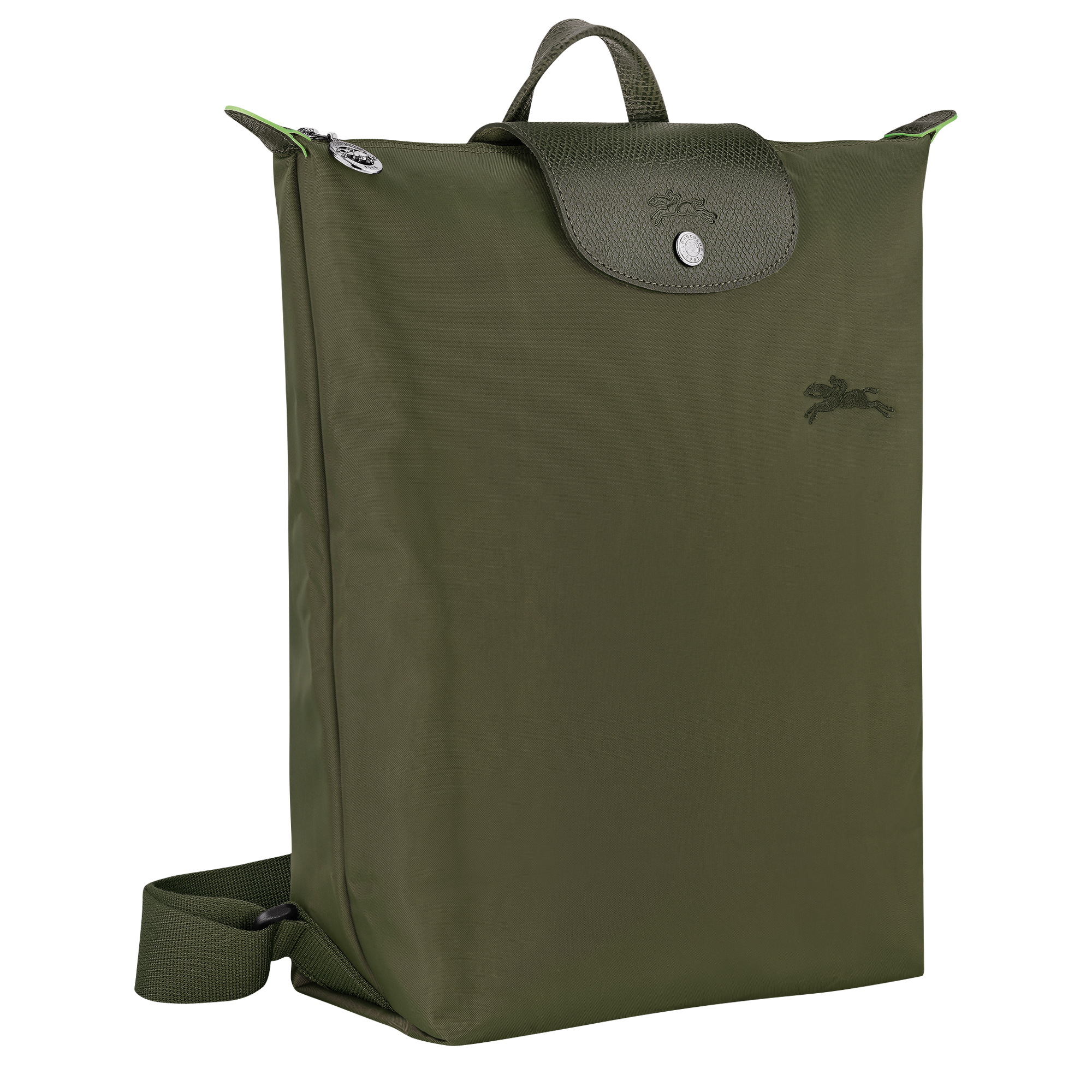 Backpack M, Forest - View 3 of
        7 - zoom in Le Pliage Green Backpack M, Forest