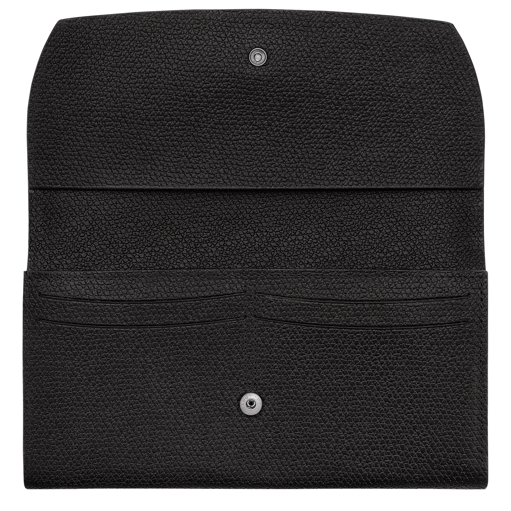Le Roseau Continental wallet, Black