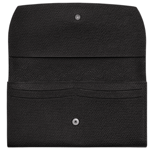 Le Roseau Continental wallet , Black - Leather - View 3 of  4