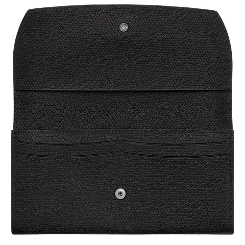 Roseau Continental wallet , Black - Leather - View 3 of 4