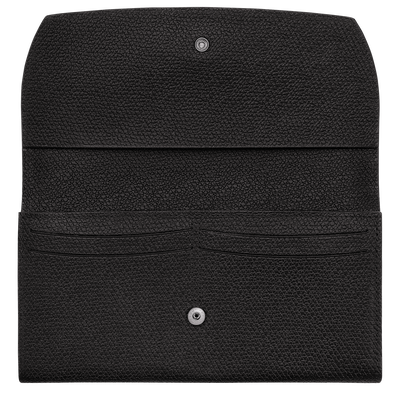 Roseau Continental wallet, Black