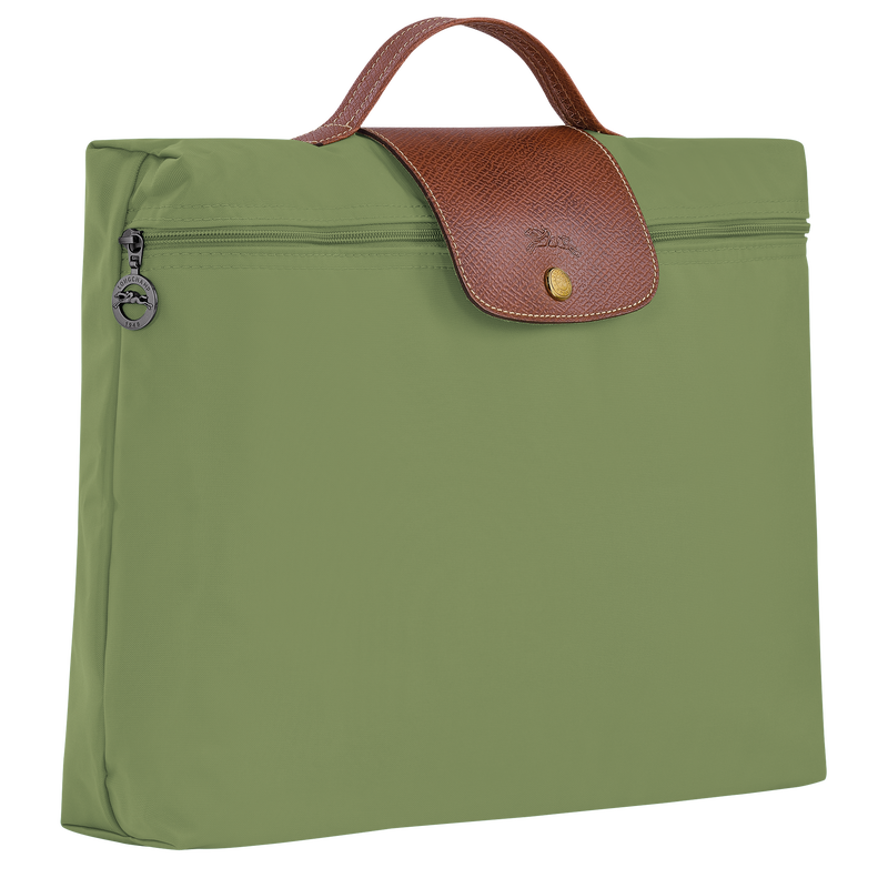 Le Pliage Original S Briefcase , Lichen - Recycled canvas  - View 2 of 5